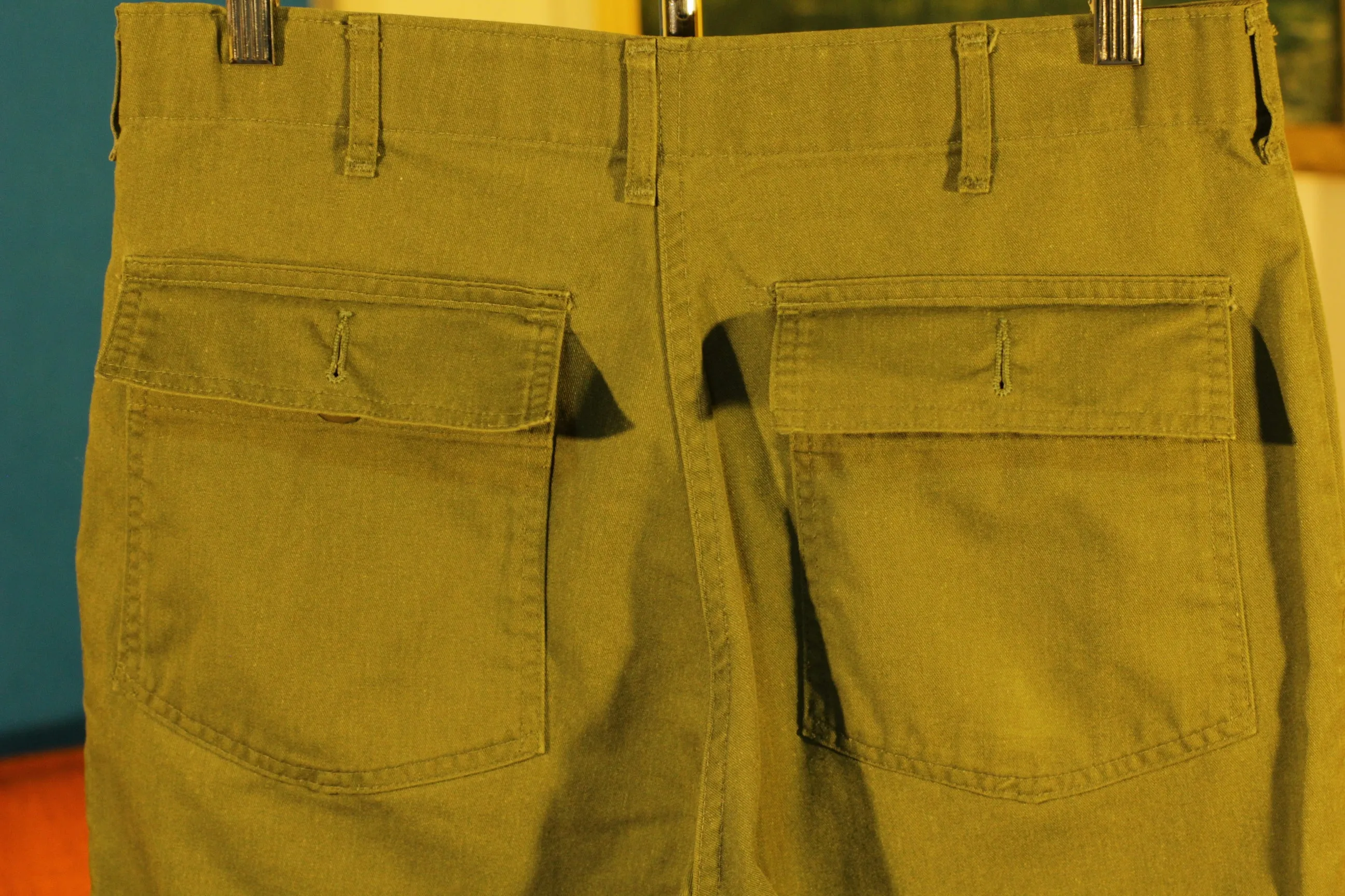 1979 Military Issue OG-507 DLA100 Utility Pants, Fatigues,