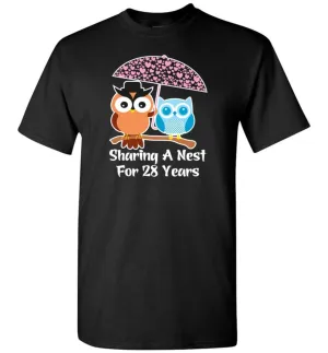 28 Years Wedding Anniversary Gifts Valentine's Day T-shirt