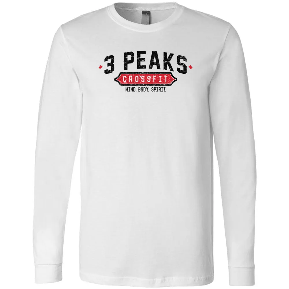 3 Peak CrossFit - 100 - Standard 3501 - Men's Long Sleeve T-Shirt