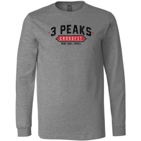 3 Peak CrossFit - 100 - Standard 3501 - Men's Long Sleeve T-Shirt