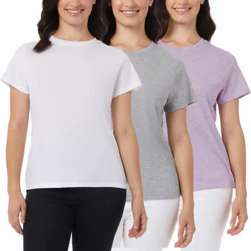 32 Degrees Cool Women's Cotton Tee 3-Pack