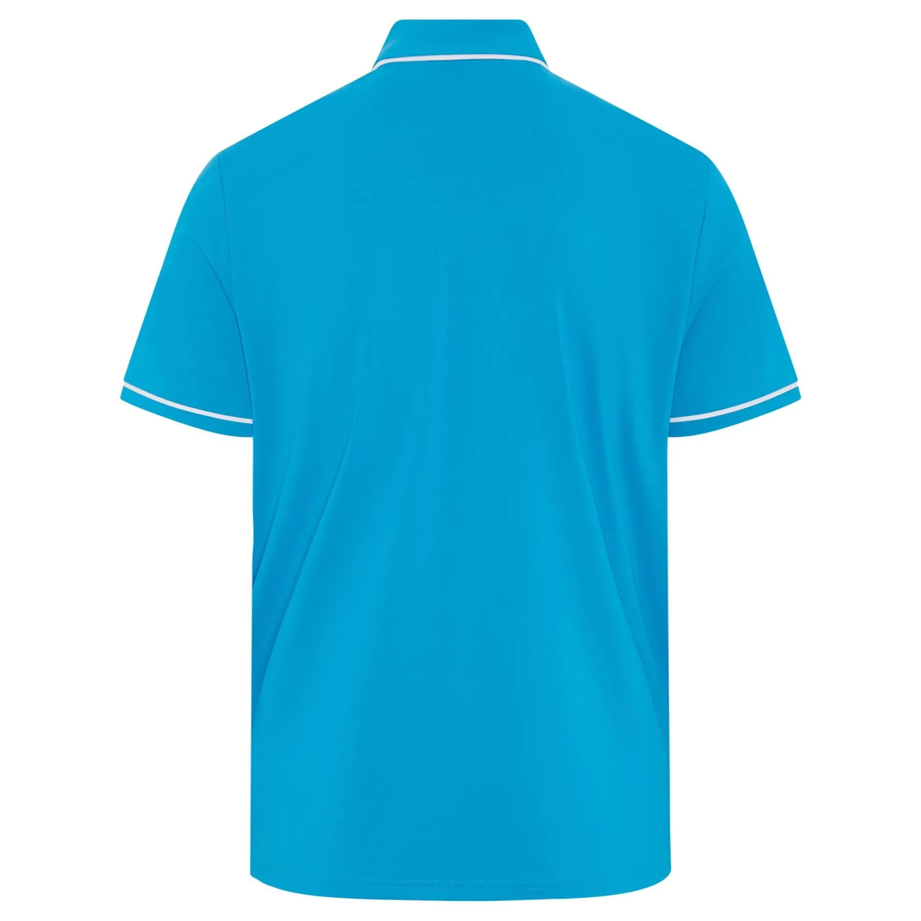 80s Mix Media Stretch Polo Jewel Blue - SU24