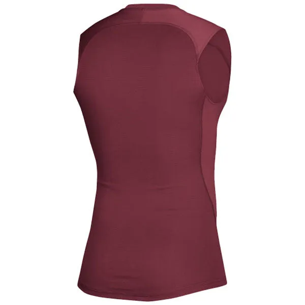 adidas Men's Collegiate Burgundy Alphaskin Sleeveless Top