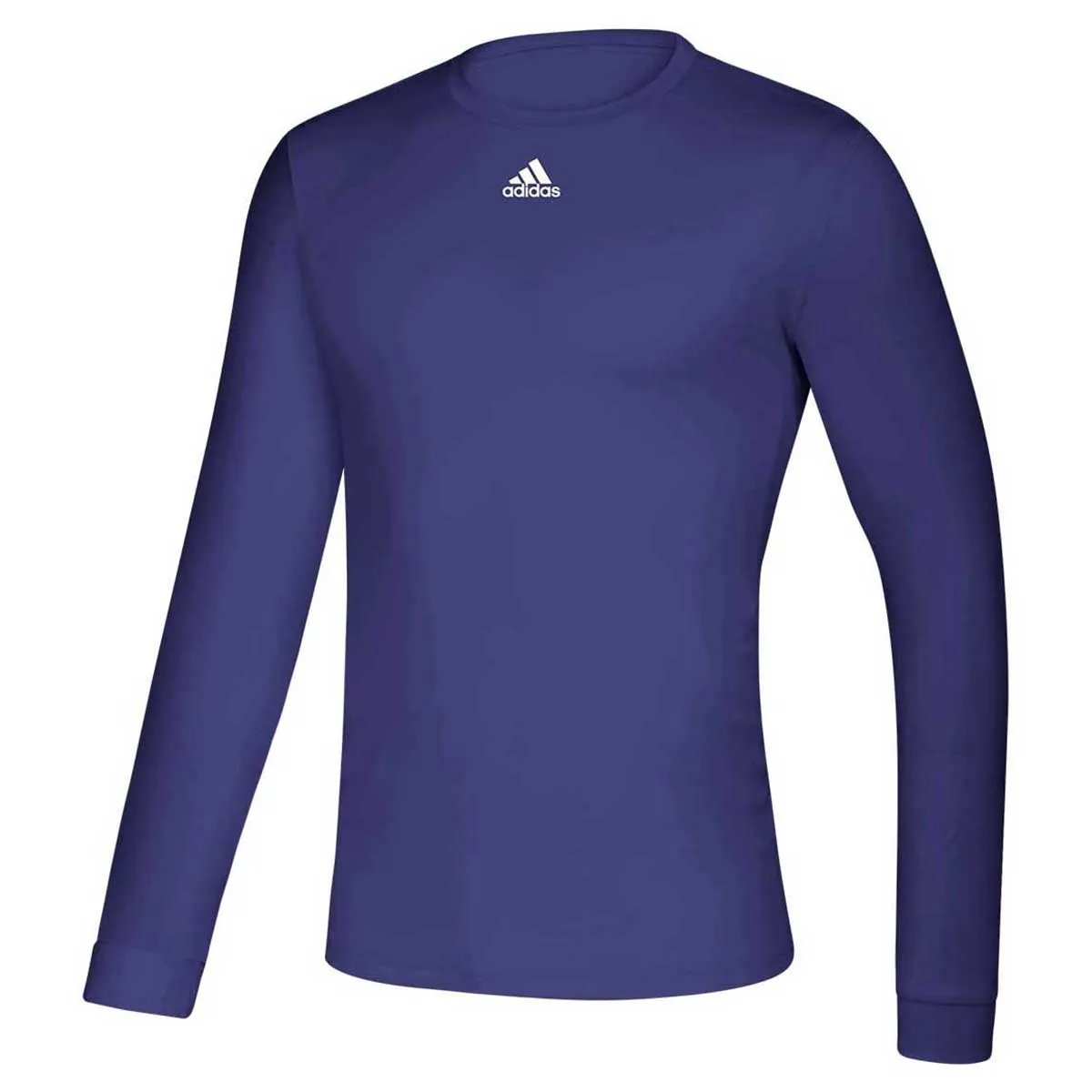 adidas Men's Collegiate Purple Creator Long Sleeve Tee