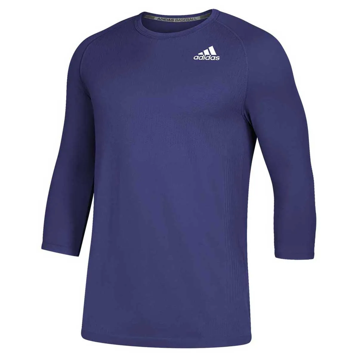 adidas Men's Collegiate Purple Fielder's Choice 2.0 3/4 Baselayer