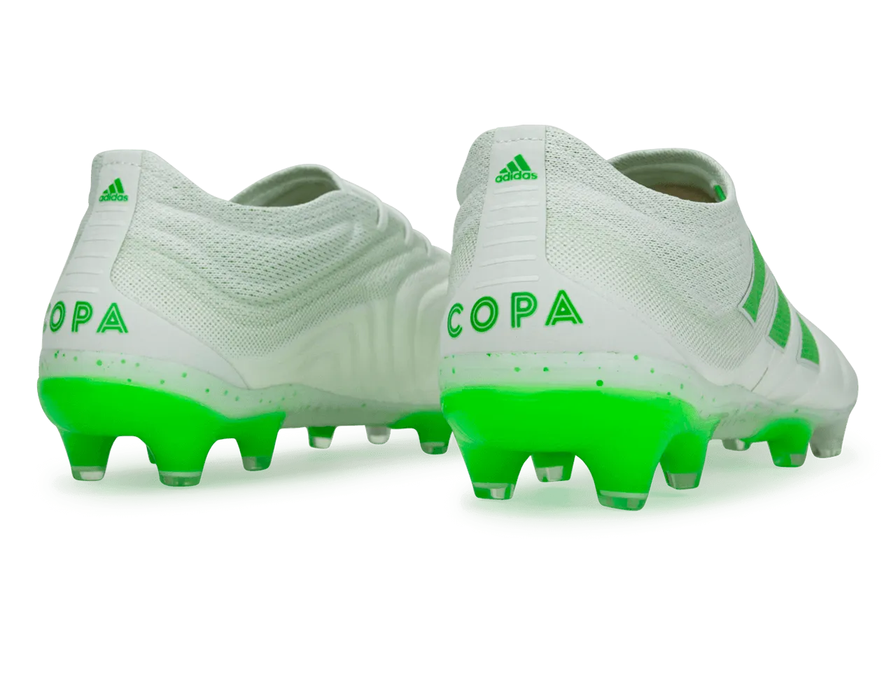 adidas Men's Copa 19.1 FG  Cloud White/Solar Lime