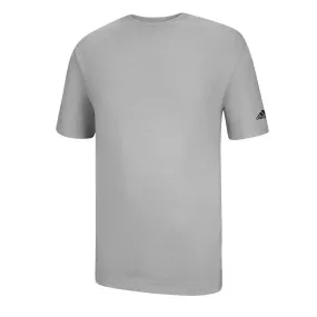 adidas Men's Heather Grey Short Sleeve Logo Tee