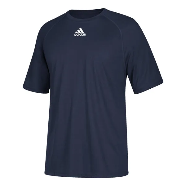 adidas Men's Navy Performance Short-Sleeve Climalite Tee