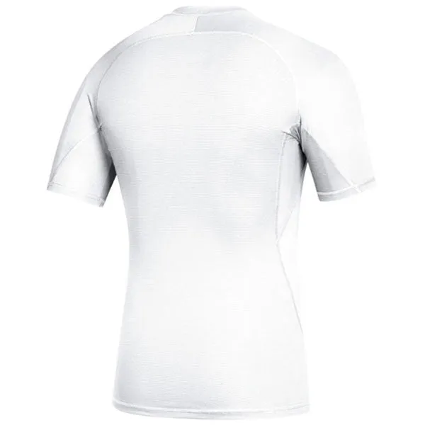 adidas Men's White Alphaskin Short Sleeve Top