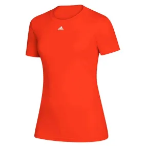 adidas Women's Collegiate Orange Creator Short Sleeve Tee