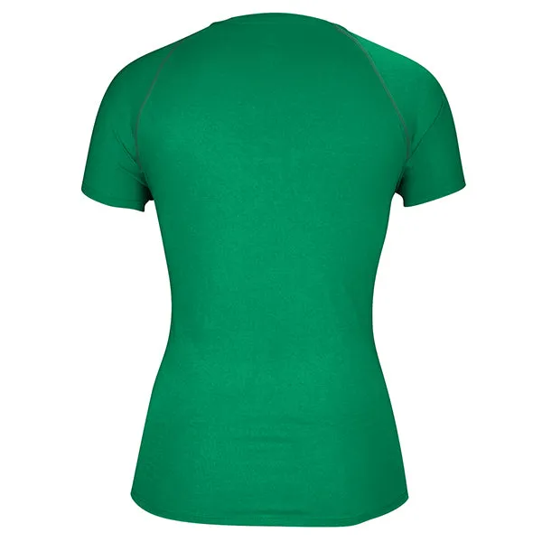 adidas Women's Green Climalite Short Sleeve Tee