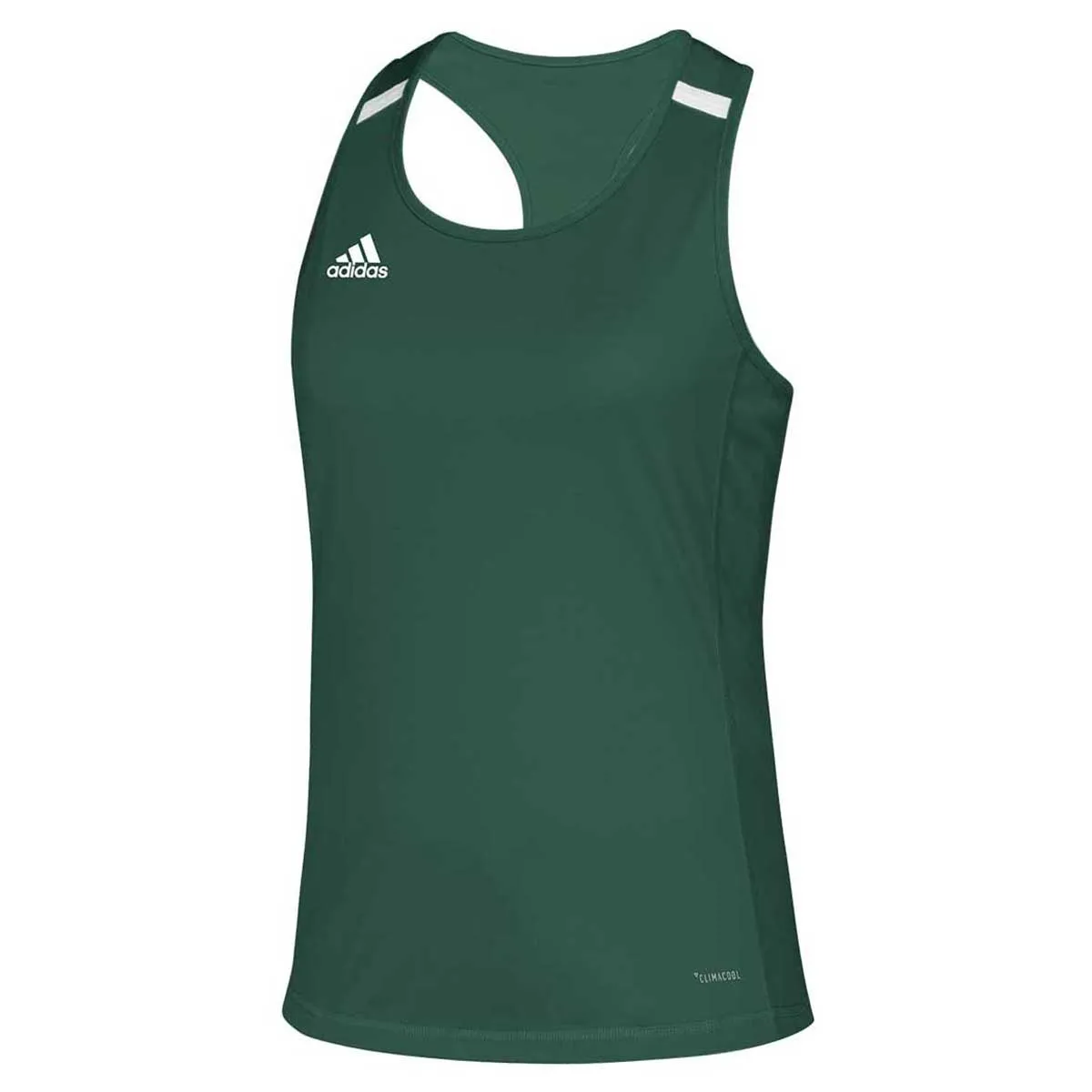 adidas Women's Team Dark Green/White Team 19 Singlet Tank