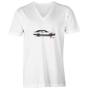 Alfa GTV6 Side Mens V-Neck Tee