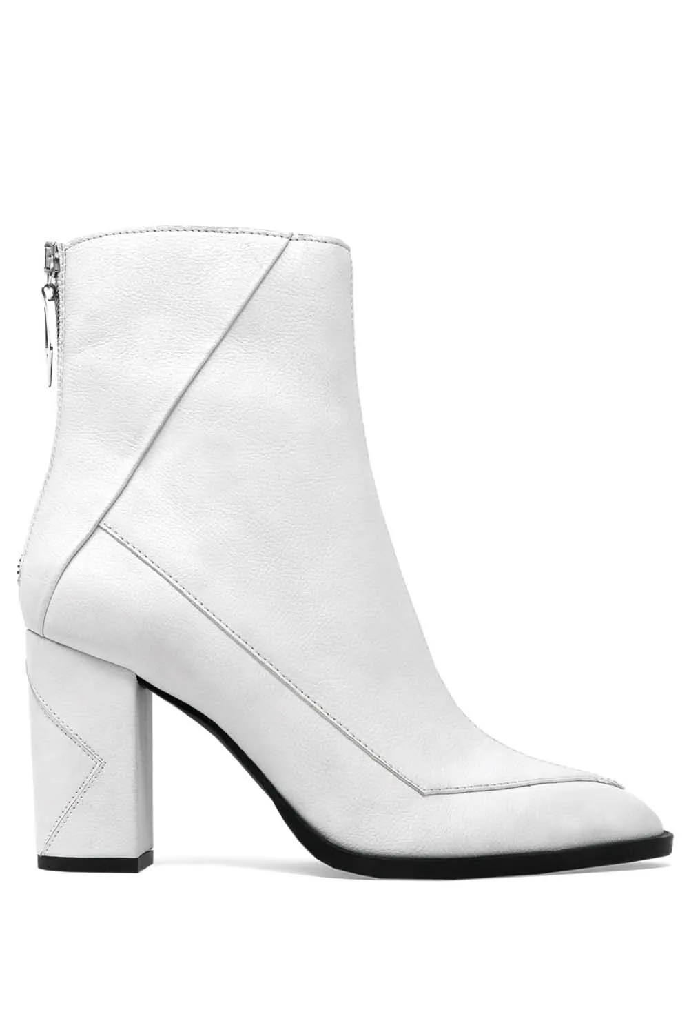 Almasi White Vegan Apple Leather Boots