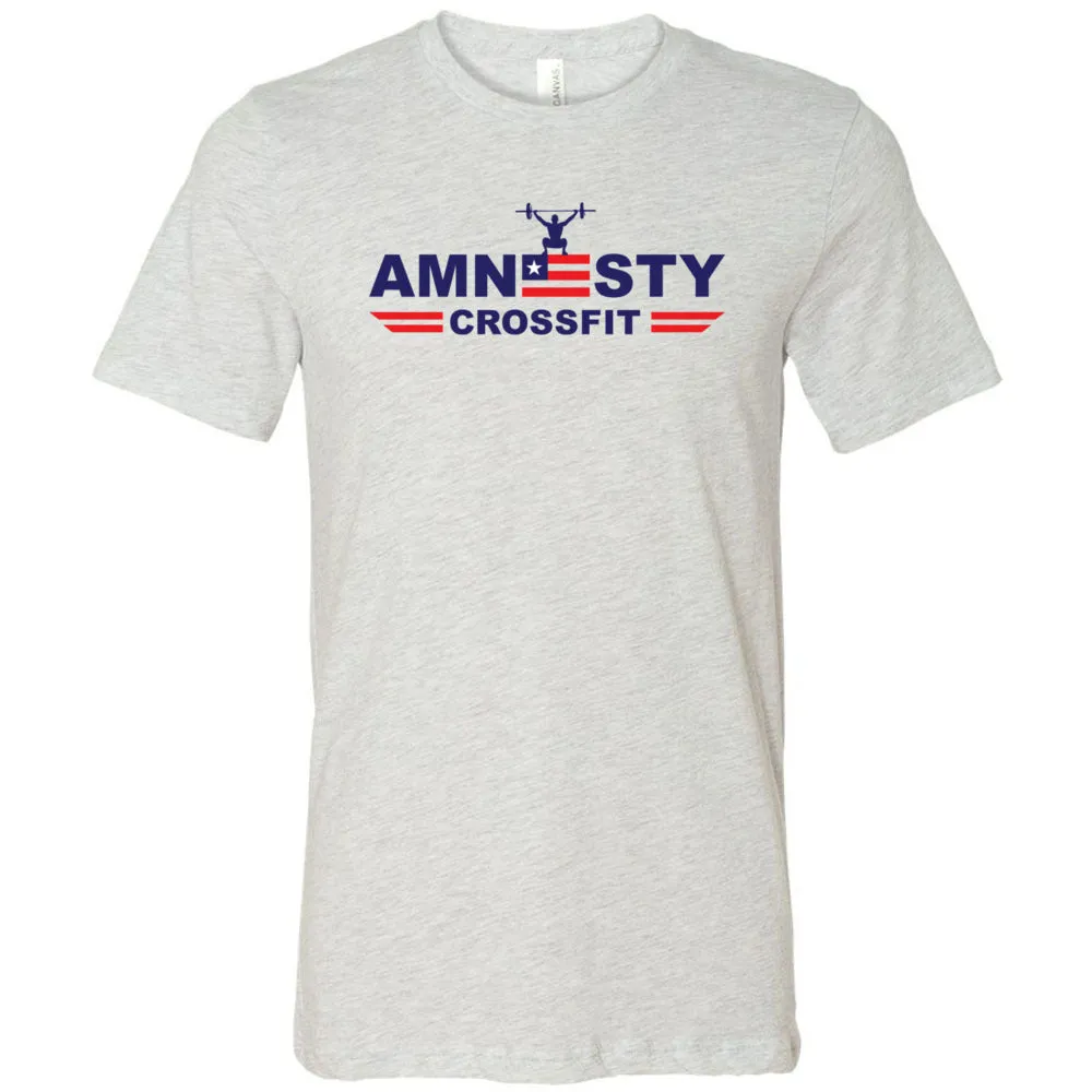 Amnesty CrossFit - Barbell - Men's T-Shirt