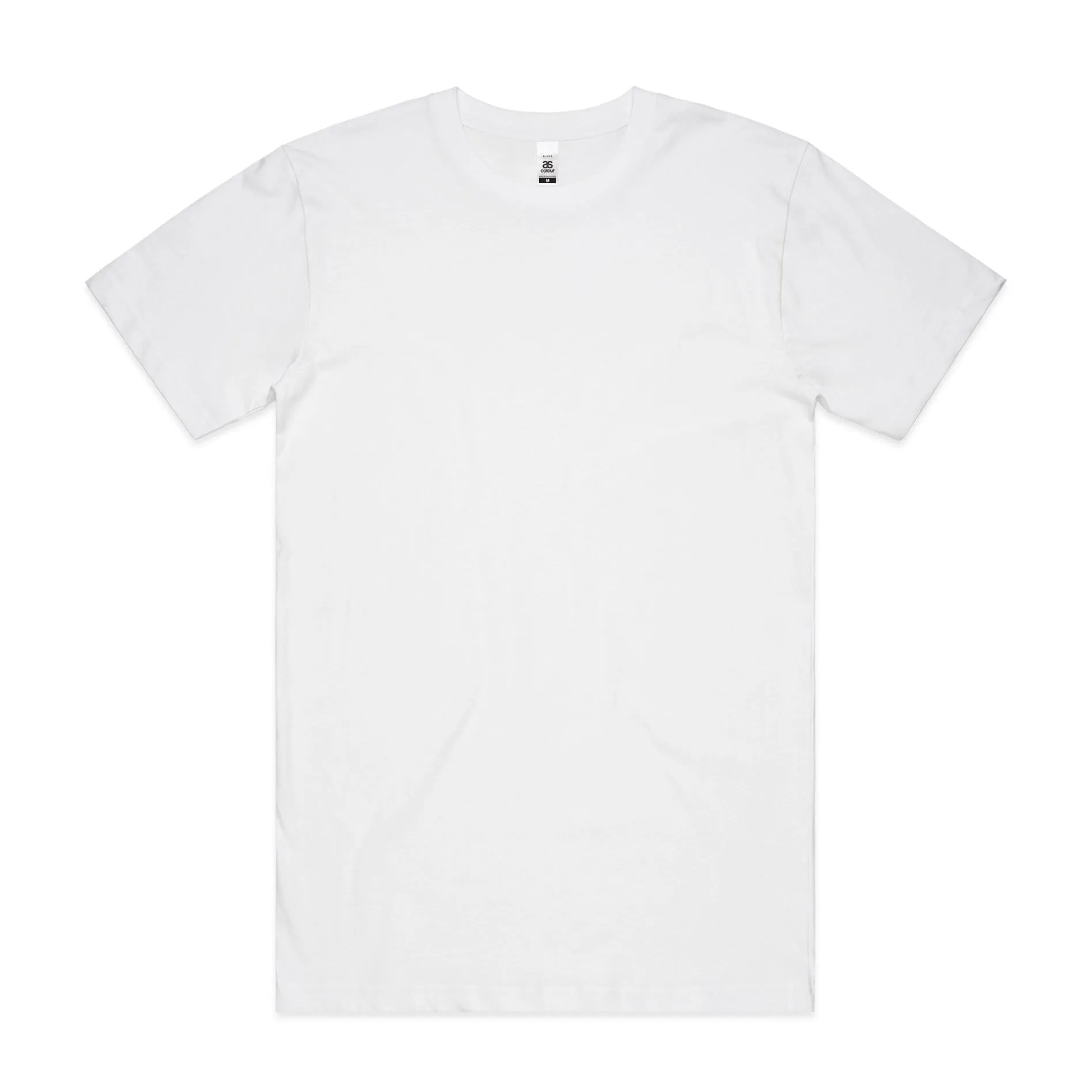 As Colour Men's block T shirt 5050 (No print no sale)