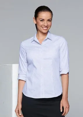 Aussie Pacific Ladies Henley 3/4 Sleeve Shirt 2900T