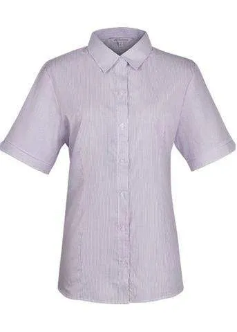 Aussie Pacific Ladies Henley Short Sleeve Shirt 2900S