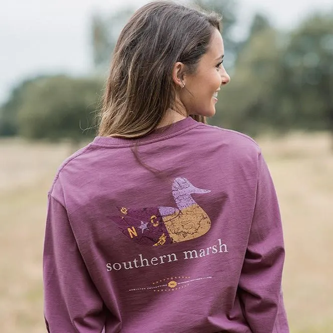 Authentic Heritage Tee - North Carolina - Long Sleeve