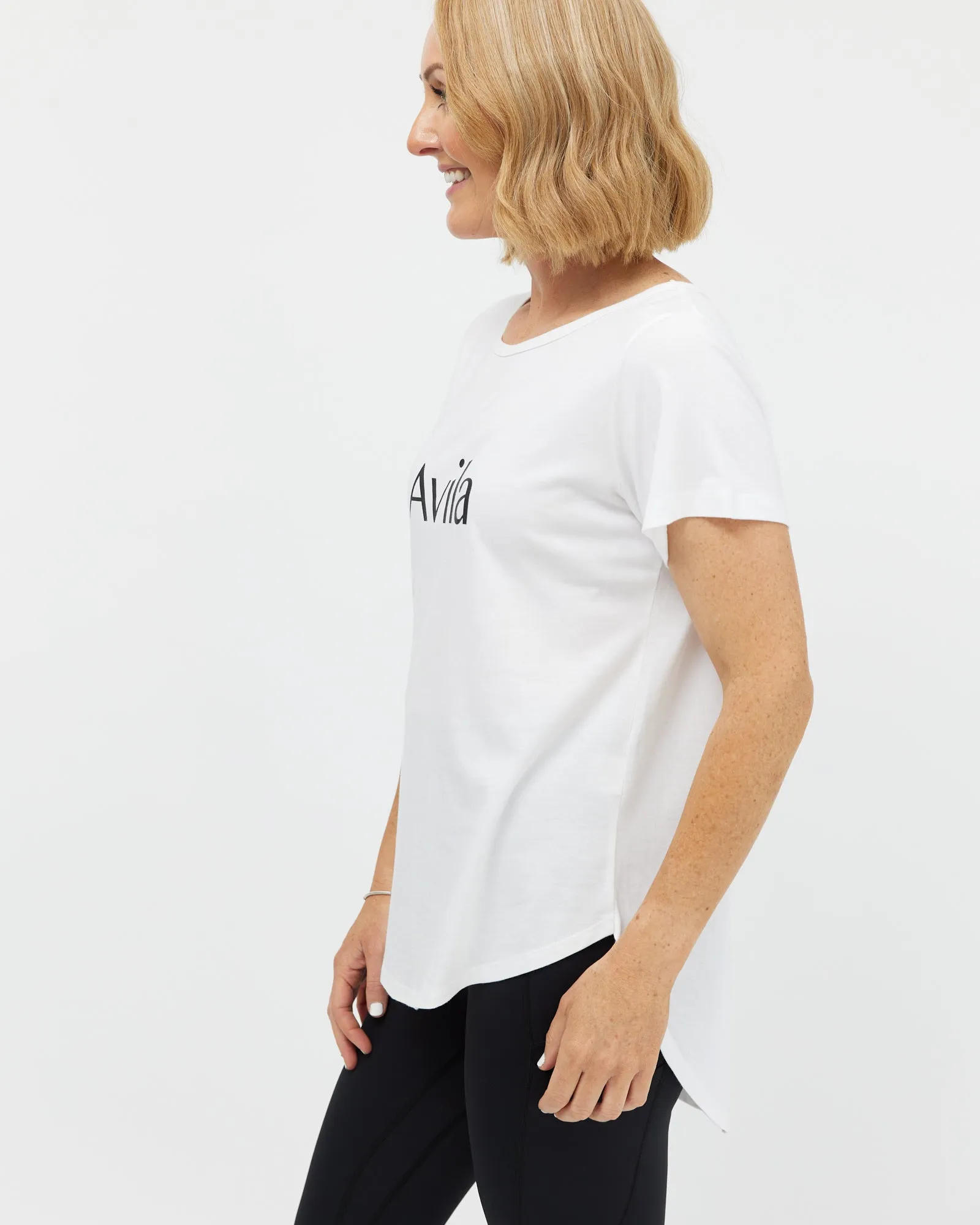 Avila logo T-shirt -White