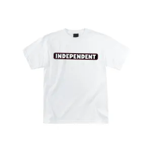 Bar Logo S/S Heavyweight T-Shirt (White)