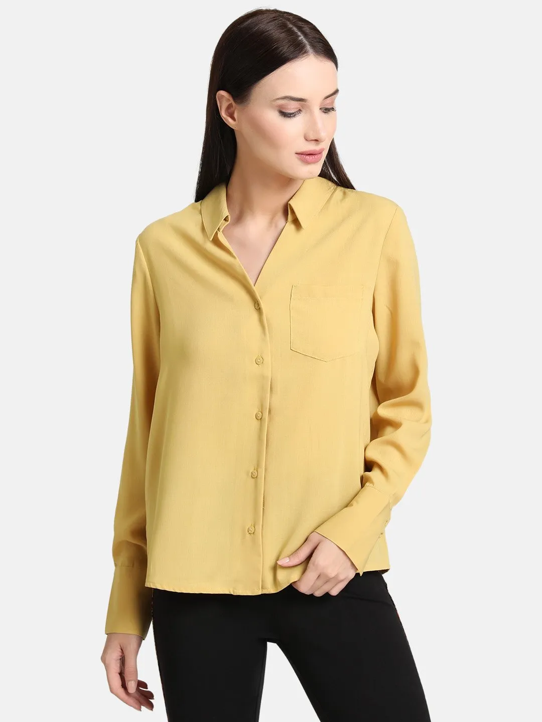 Basic Regular Shirt With Big Cuff Detail