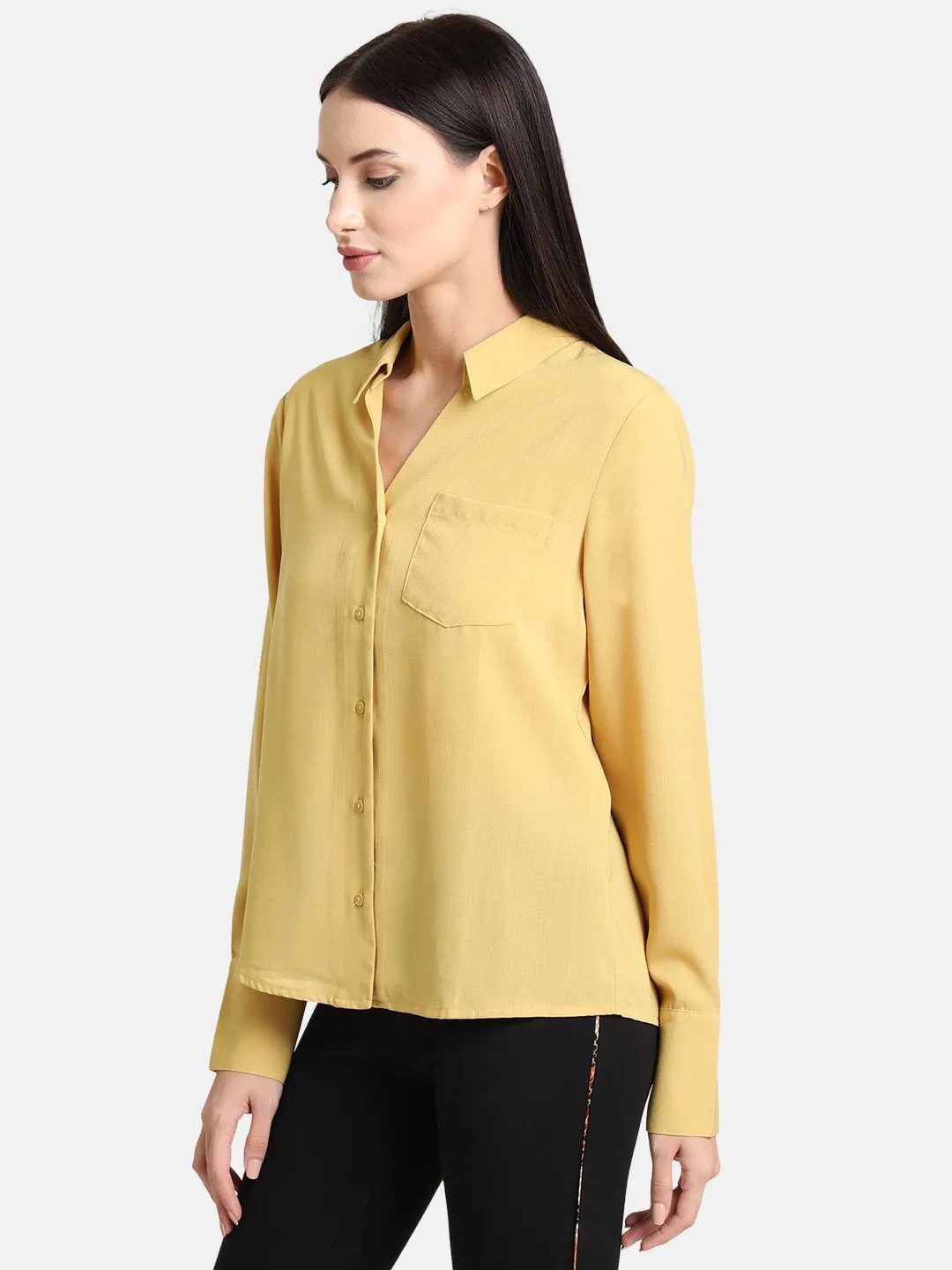 Basic Regular Shirt With Big Cuff Detail