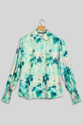 Bestselling Tie Dye Trendy Sleeve Shirt For Women