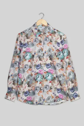 Blooming Floral Shirt For Women