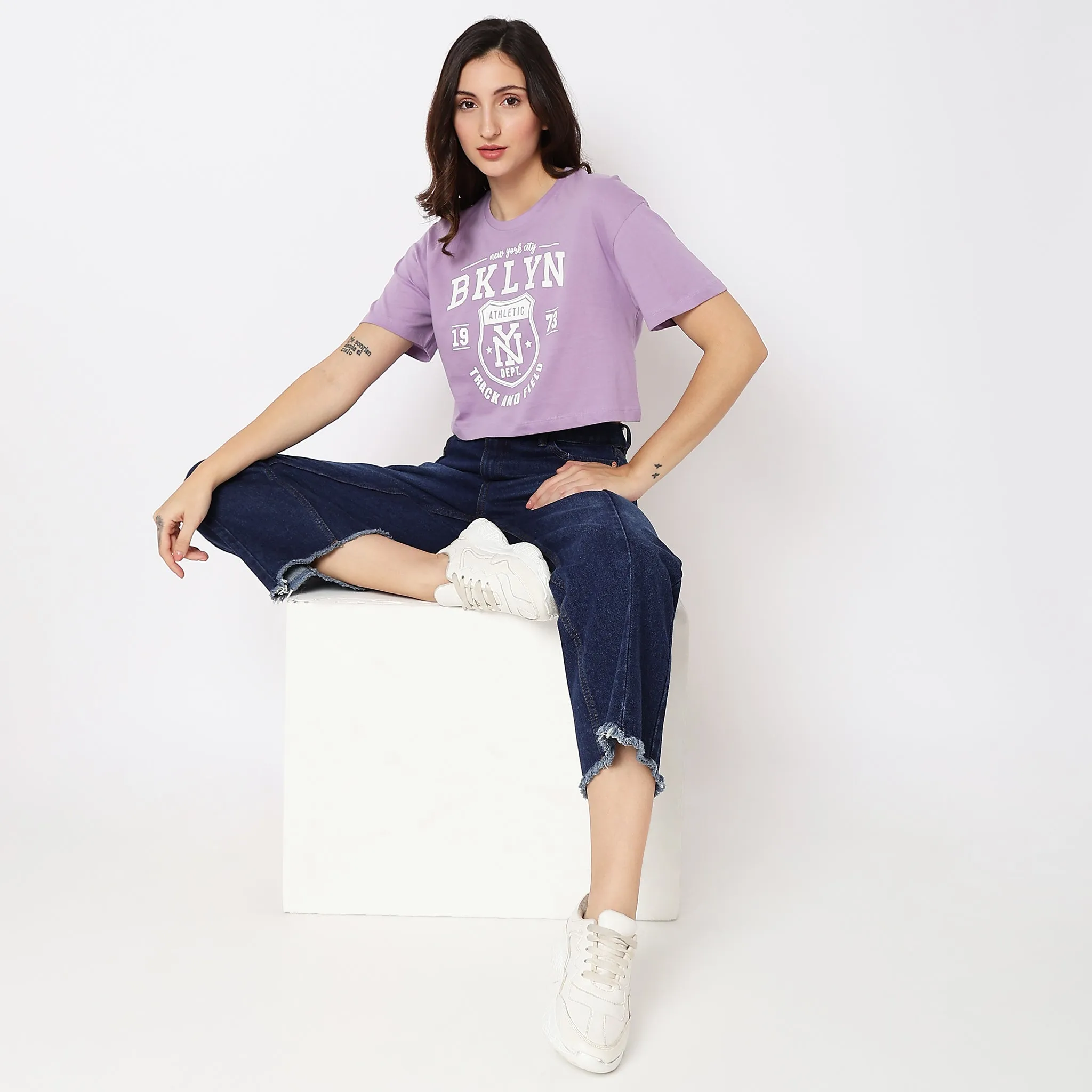 Boxy Fit Graphic T-Shirt