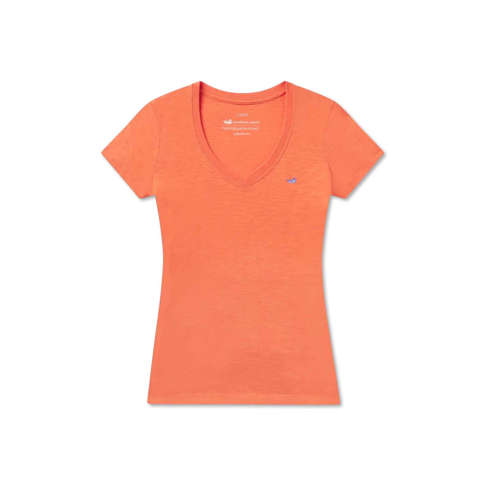 Caroline V-Neck Tee - Slub