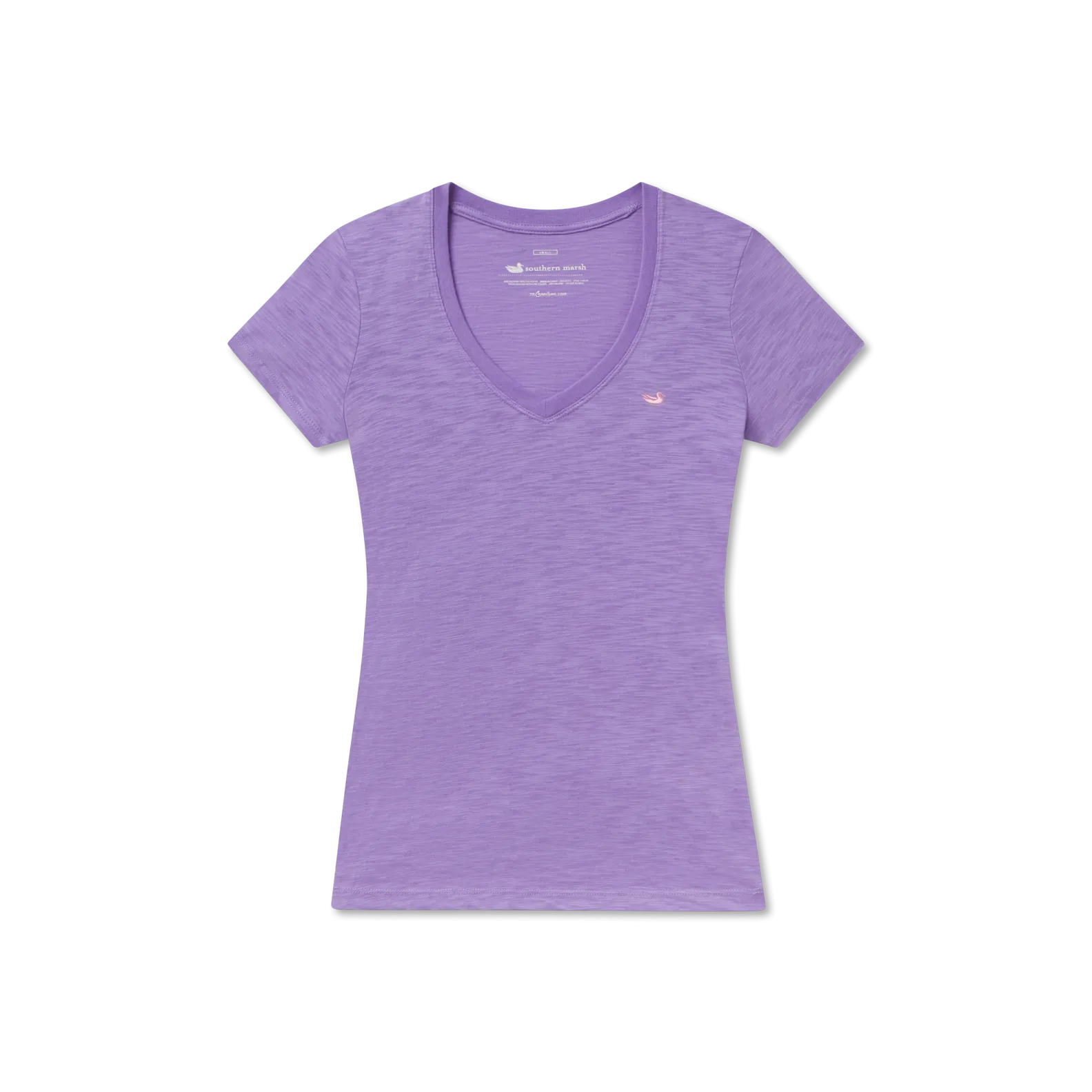 Caroline V-Neck Tee - Slub