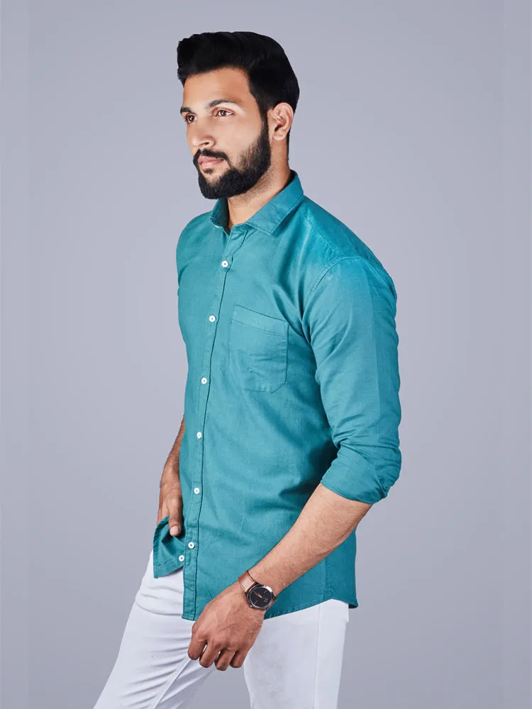 Casual Shirts for Men - Solid Cotton Casual Men Shirt