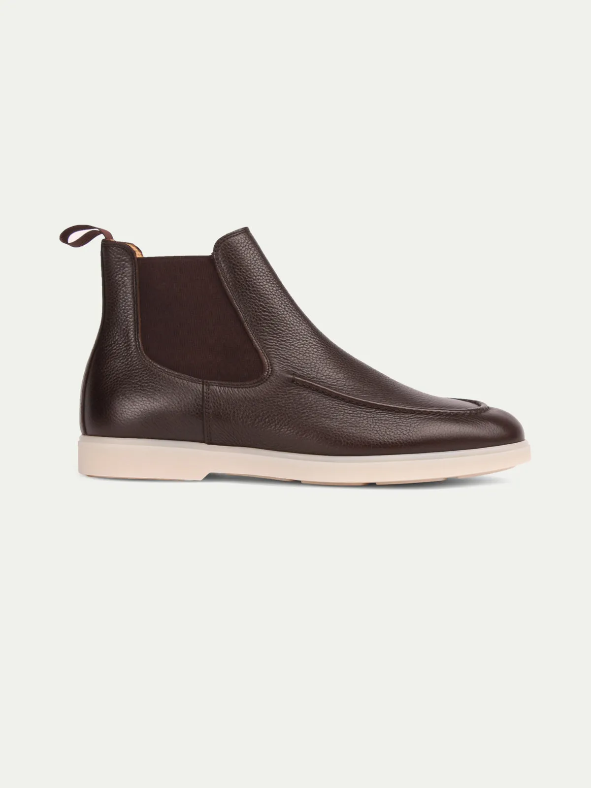 City Chelsea Boots Brown Grain