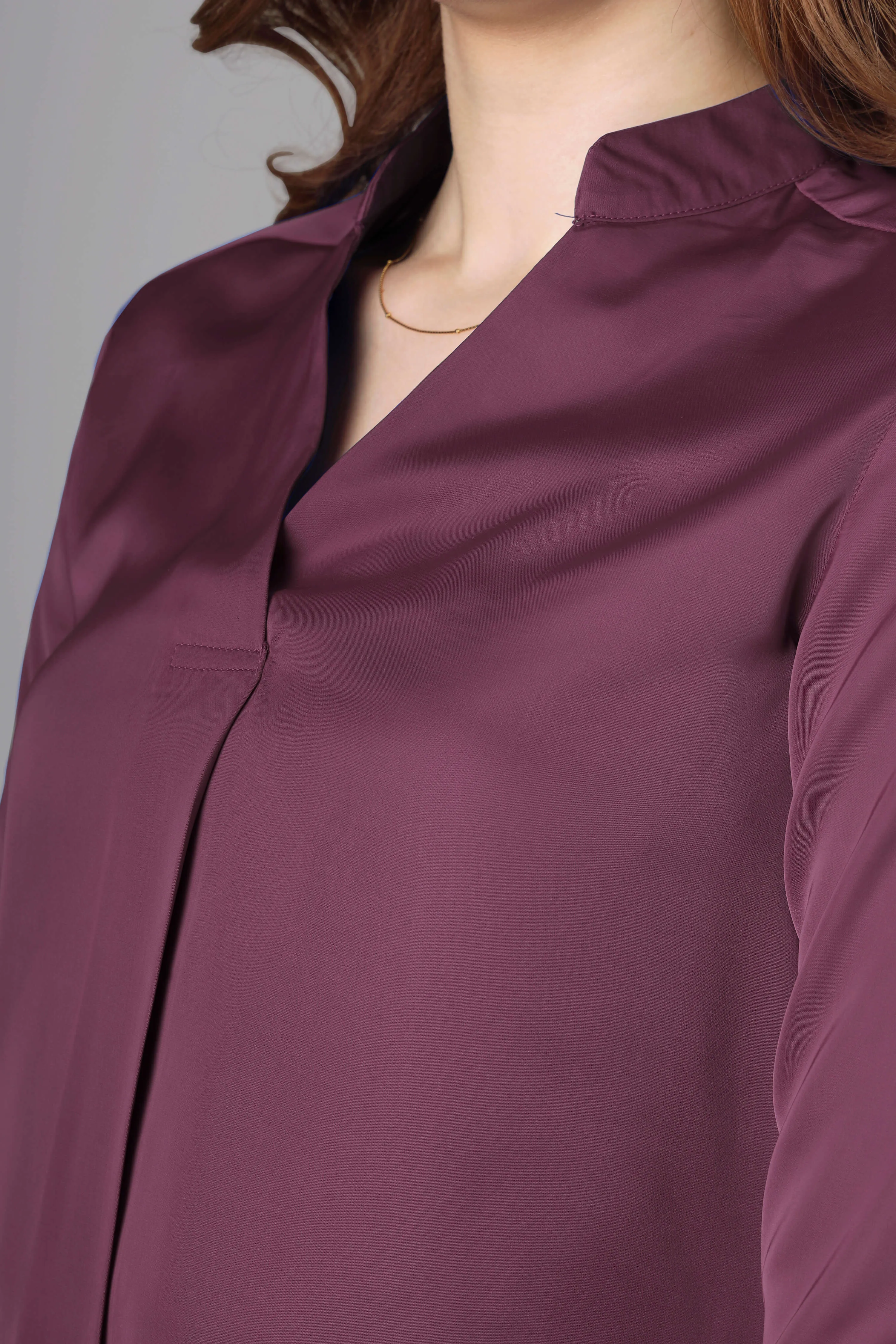 Classic Wine Pink Top For Women