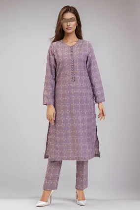 Cotton Jacquard Stitched 2 Piece (Shirt/Trouser)