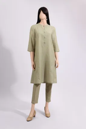 Cotton Jacquard Stitched 2 Piece (Shirt/Trouser)