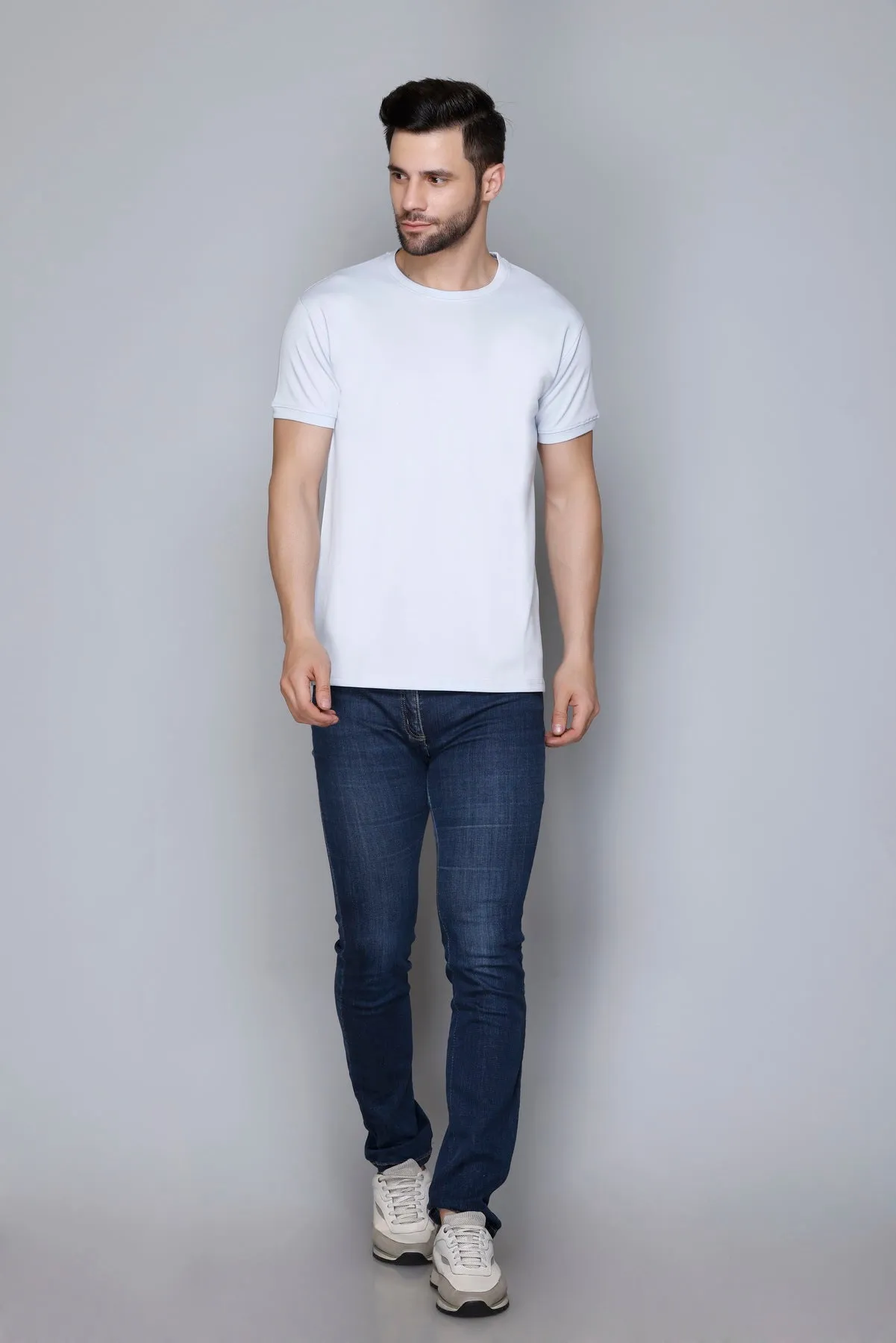 Derby Men's Round Neck Casual T-shirts