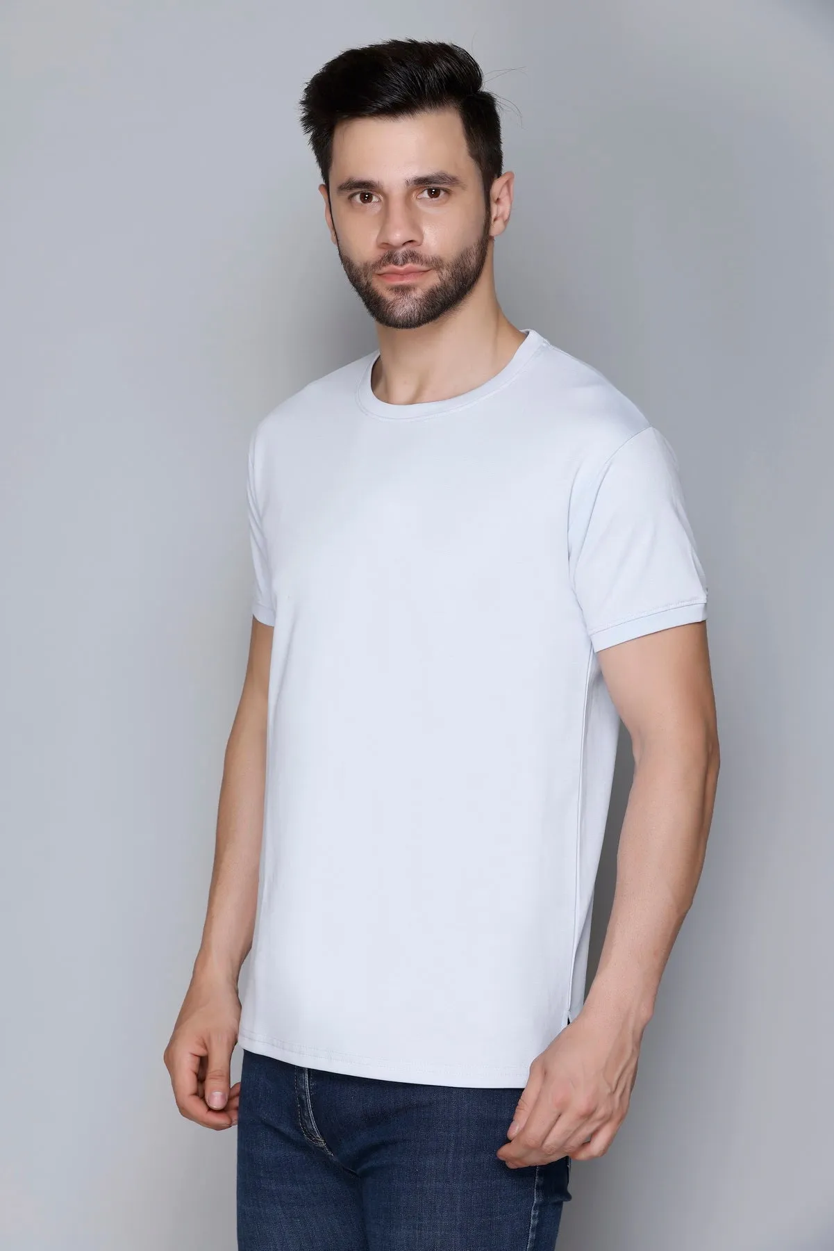 Derby Men's Round Neck Casual T-shirts