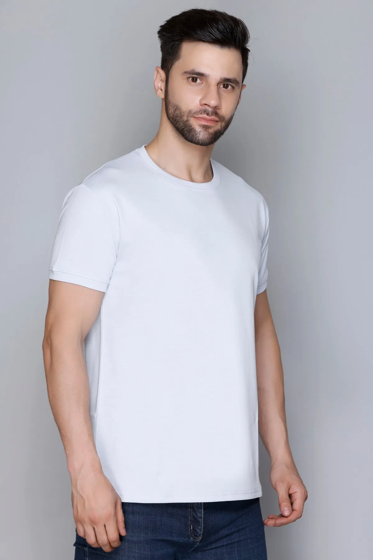 Derby Men's Round Neck Casual T-shirts