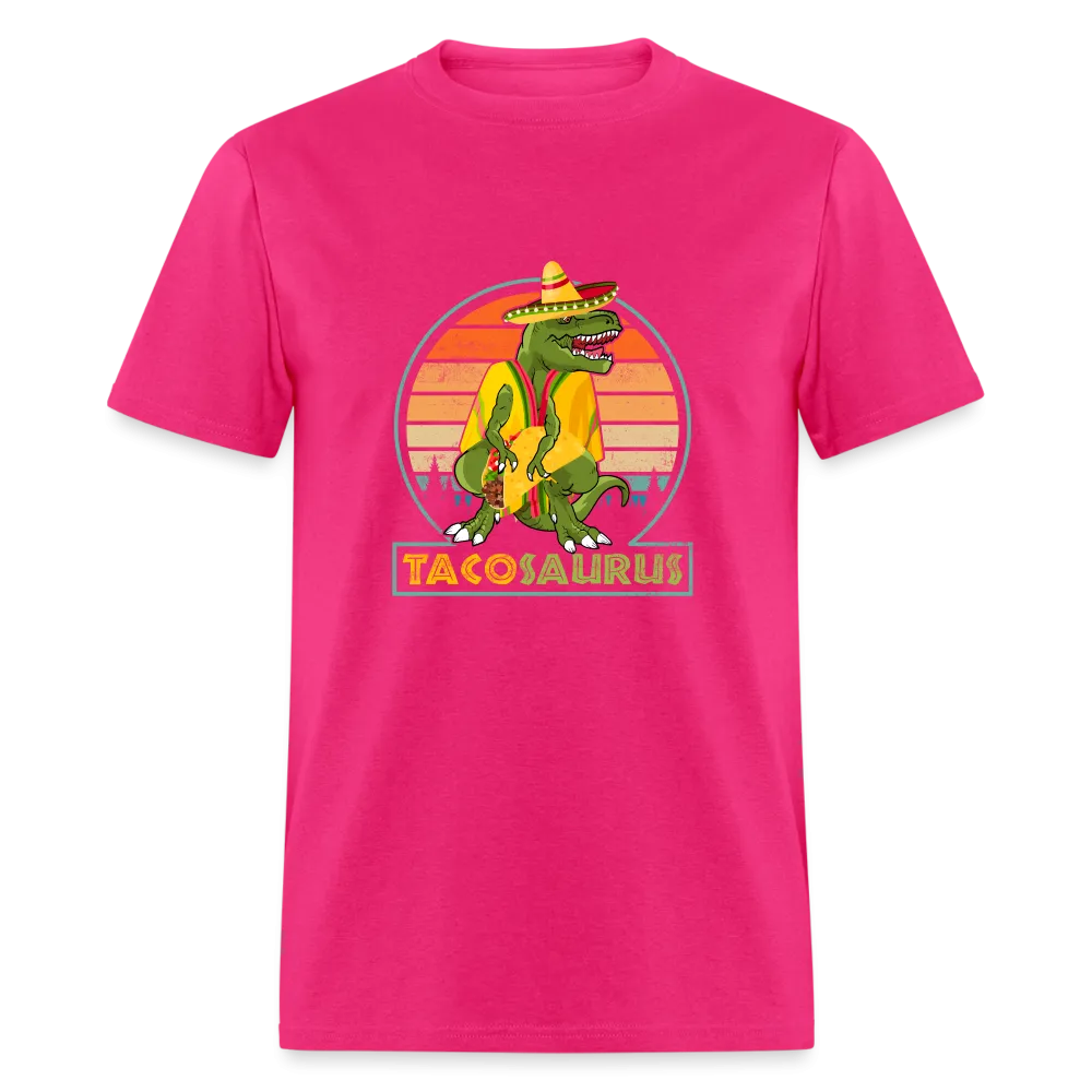 Dino-mite Taco Time: The Hilarious 'Tacosaurus' Tyrannosaurus Taco Tee