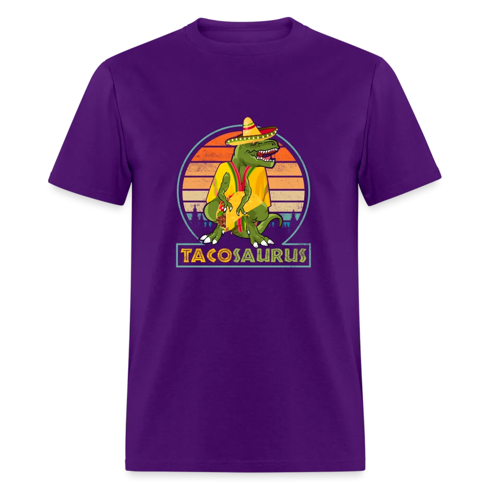 Dino-mite Taco Time: The Hilarious 'Tacosaurus' Tyrannosaurus Taco Tee