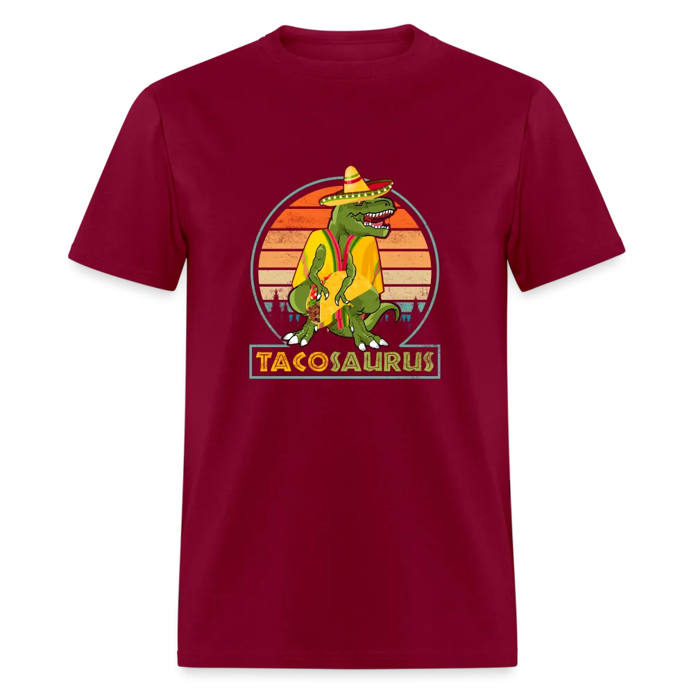 Dino-mite Taco Time: The Hilarious 'Tacosaurus' Tyrannosaurus Taco Tee