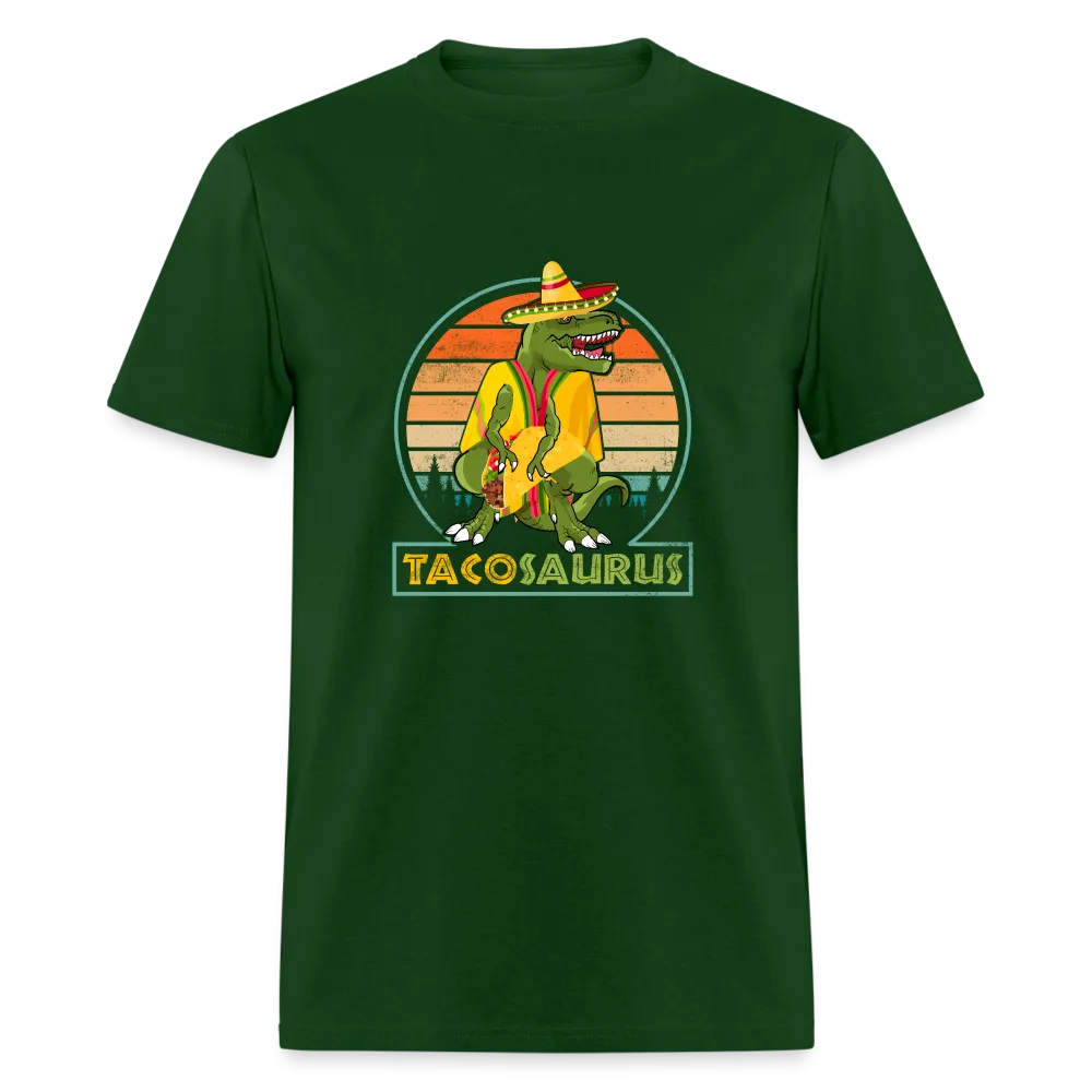 Dino-mite Taco Time: The Hilarious 'Tacosaurus' Tyrannosaurus Taco Tee