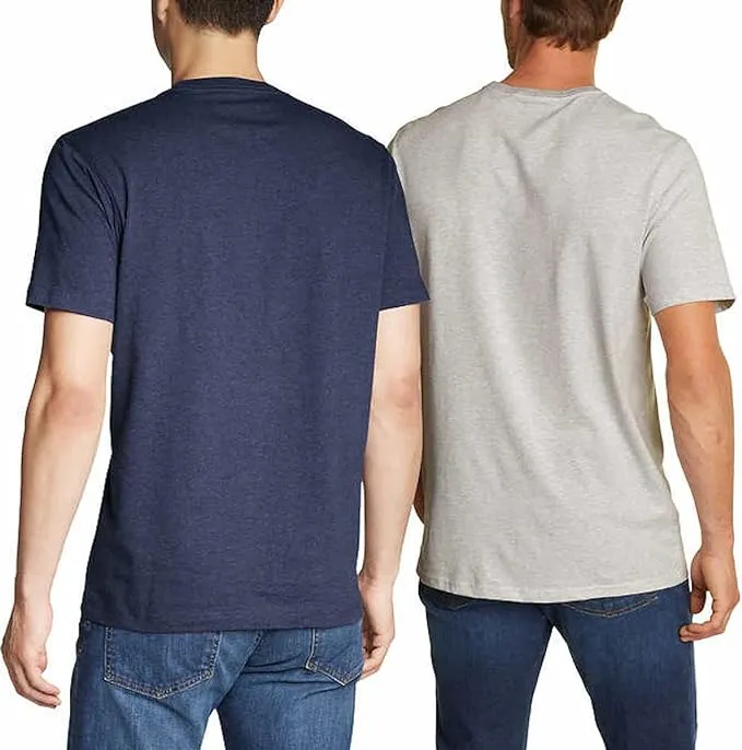 Eddie Bauer Men's 2 Pack Graphic Crew T-Shirts