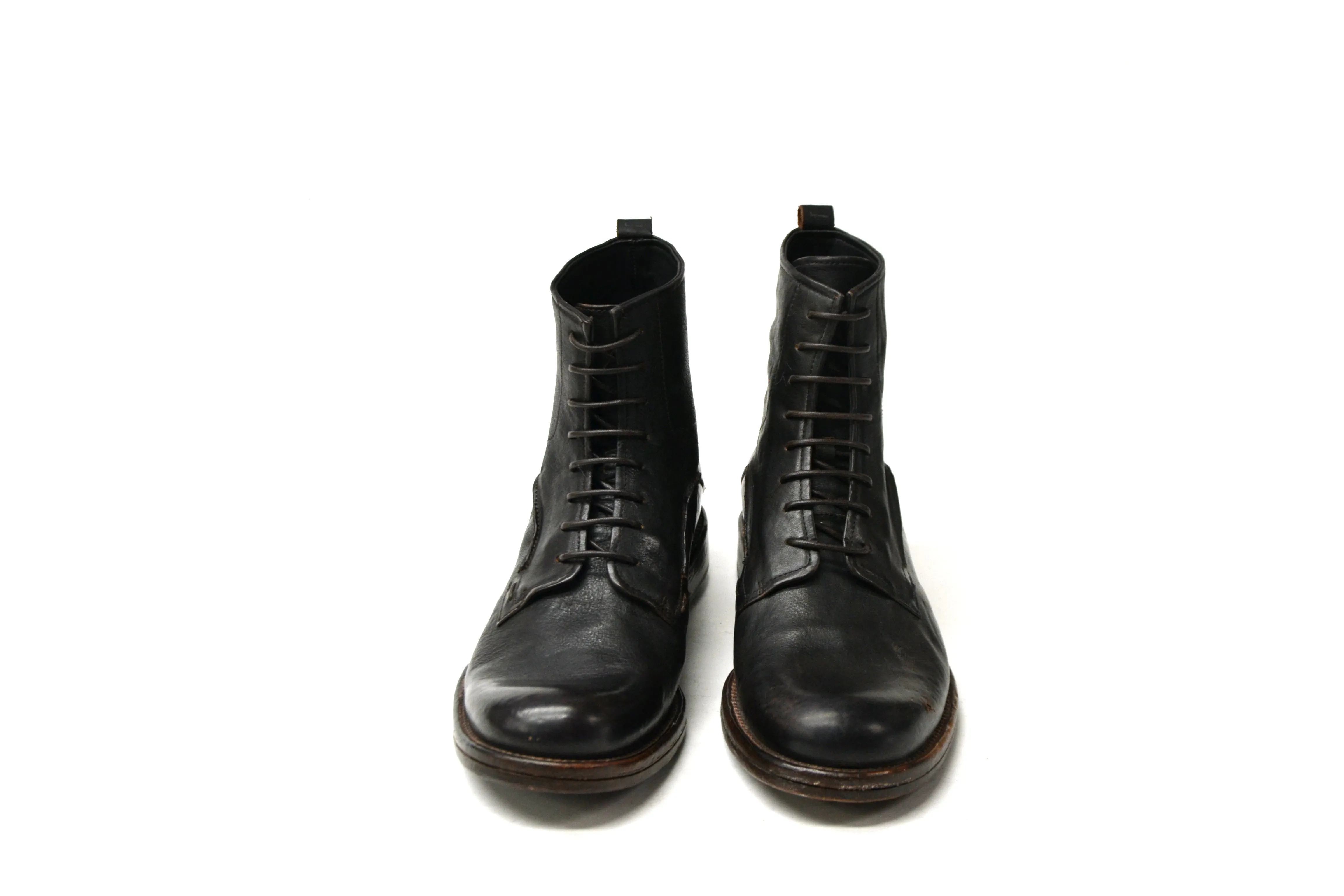 Eton Dark Brown Laced Boots