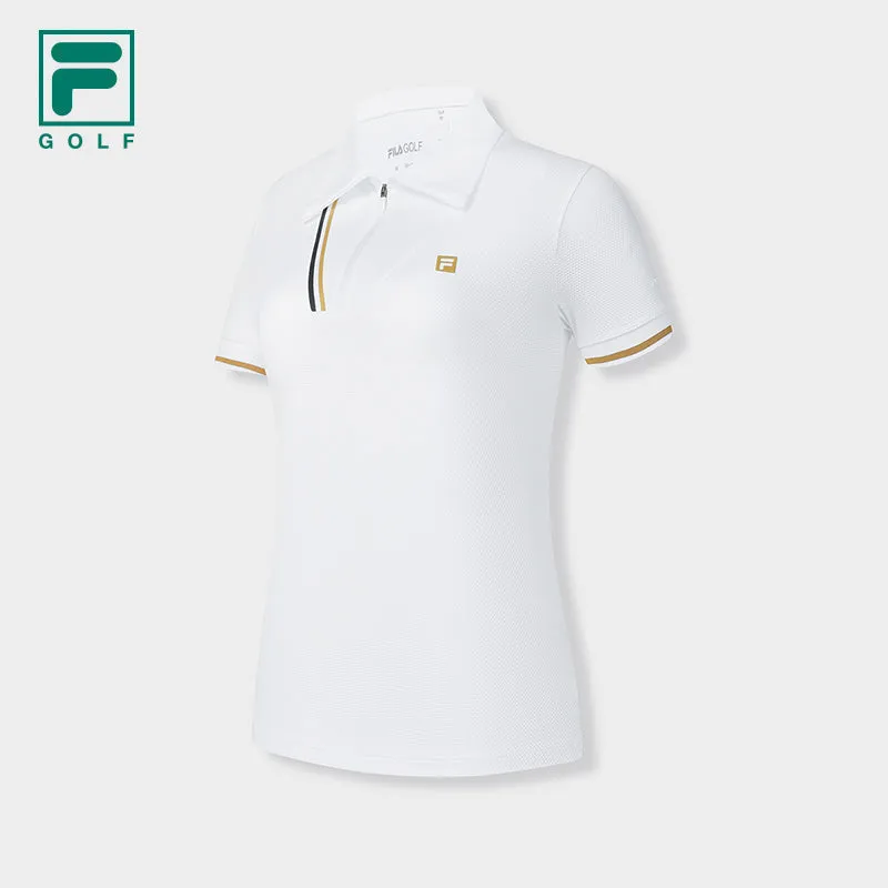 FILA CORE ATHLETICS GOLF Women Short Sleeve Polo (White)