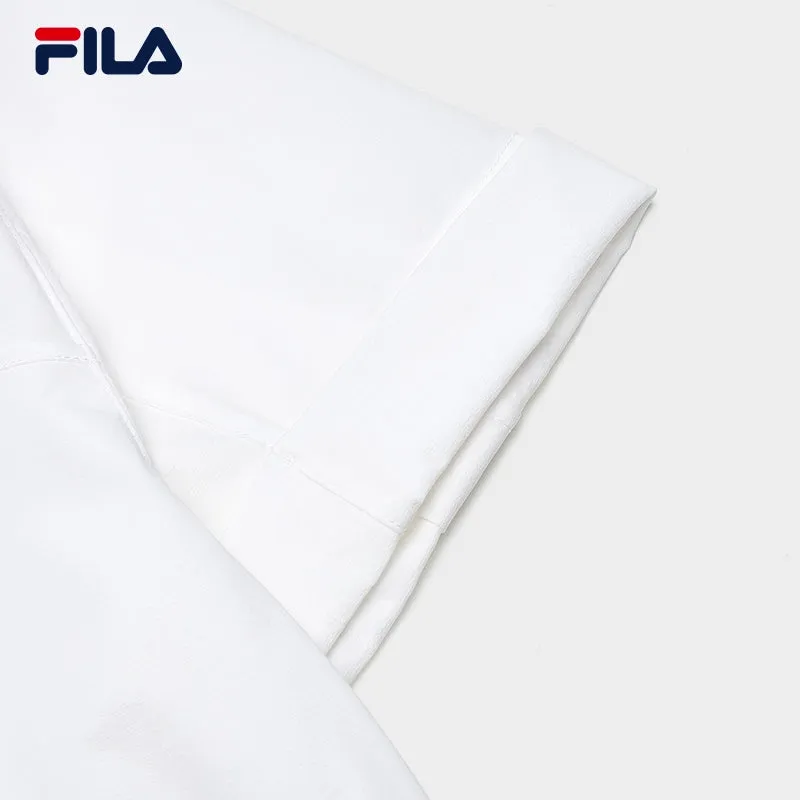 FILA CORE LIFESTYLE FILA EMERALD Women Woven Top (White)