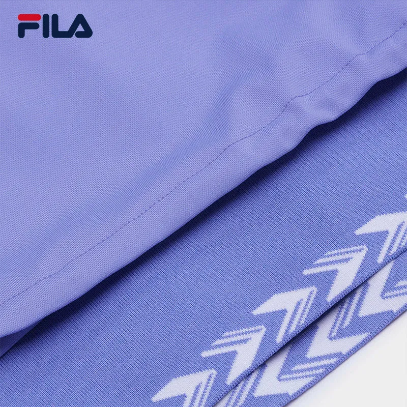 FILA CORE WHITE LINE EMERALD Women Short Sleeve T-shirt in Purple