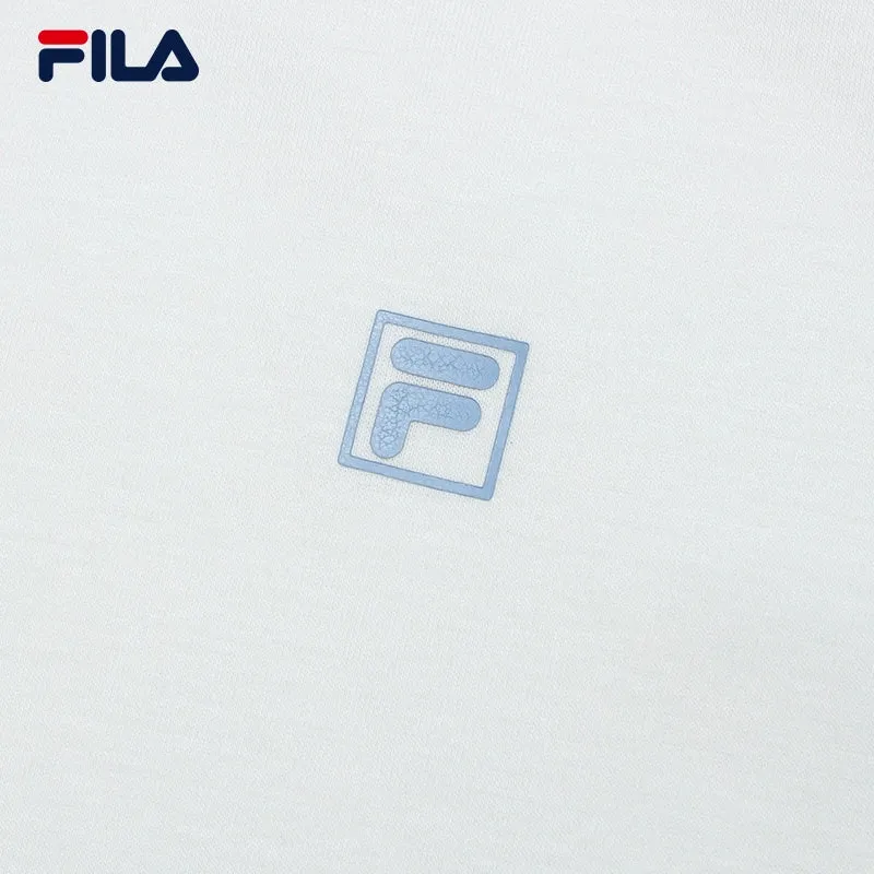 FILA CORE WHITE LINE EMERALD Women Short Sleeve T-shirt in White